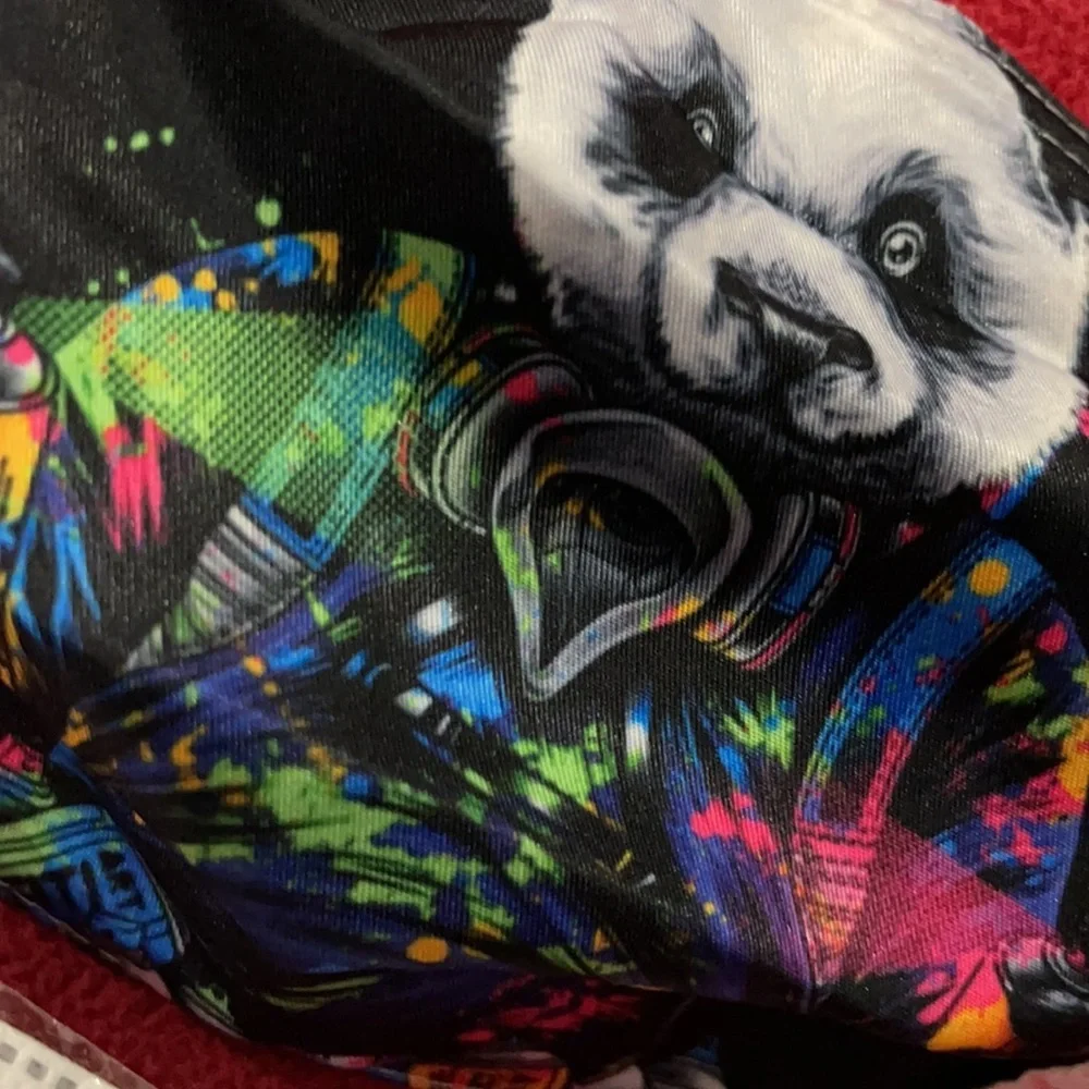 6/$20 New Painted Panda face mask